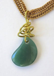 Necklace Drop - Brass Chain