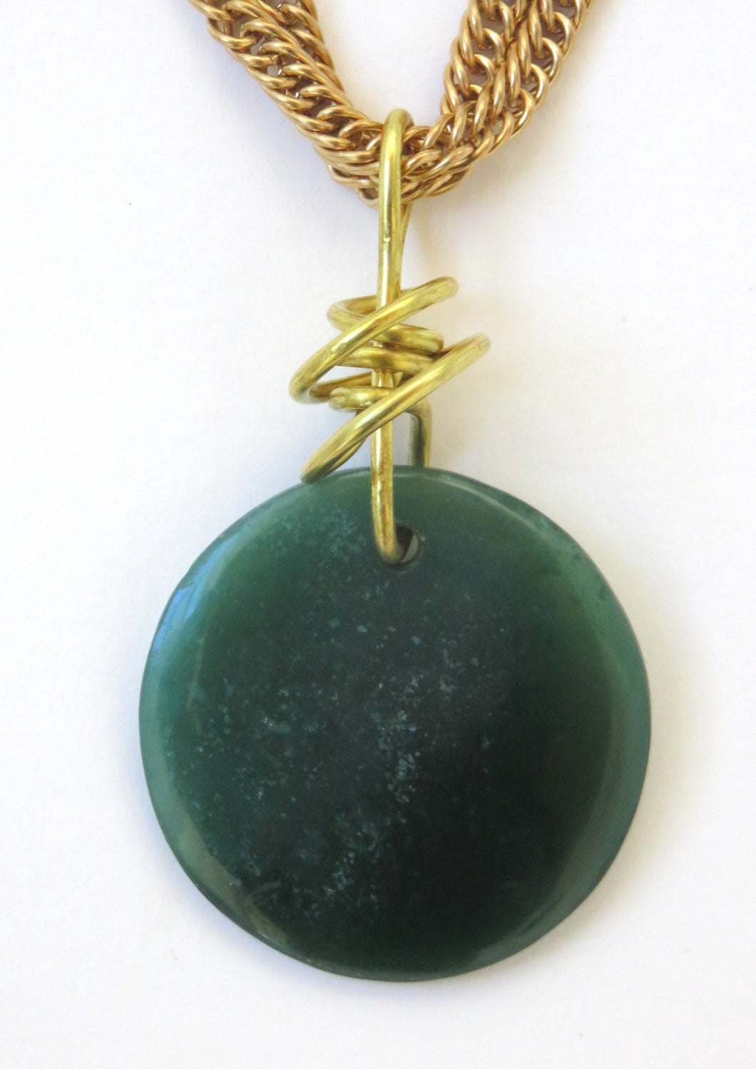 Necklace Round 1 - Brass Chain