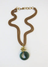 Load image into Gallery viewer, Necklace Snake - Brass Chain

